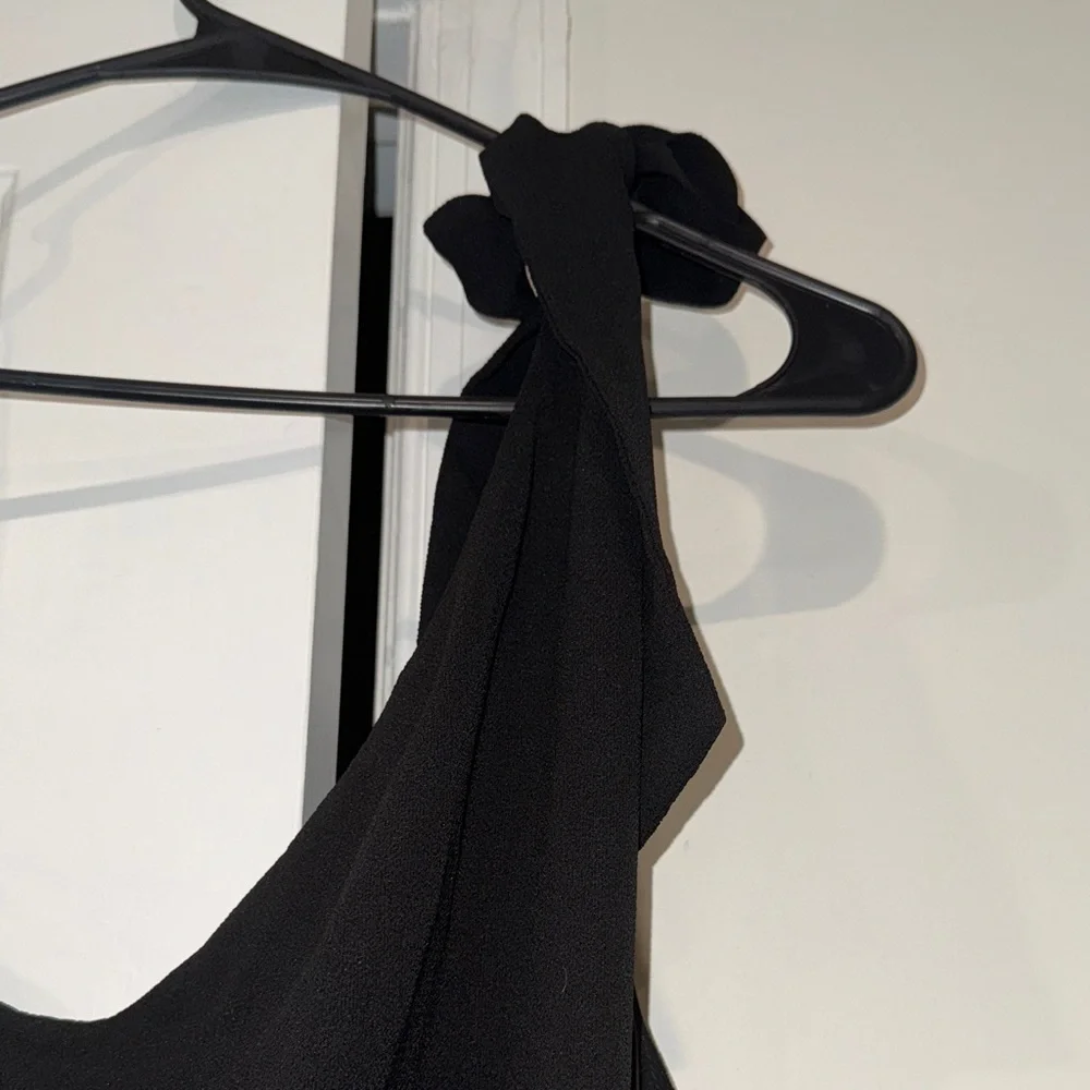 Pink Lily Black One-Shoulder Dress - Picture 3 of 5